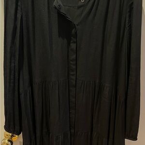 Aritzia Wilfred Black Long Sleeve Dress